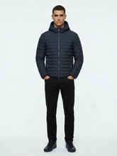 MORE Piumino Blake Con Cappuccio Blu