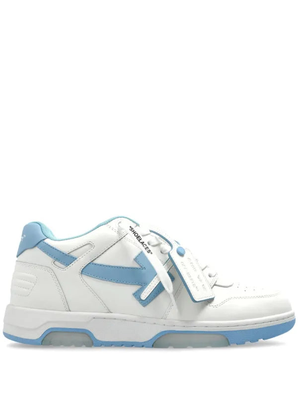 OFF-WHITE OUT OF OFFICE CALF LEATHER White/Light Blue