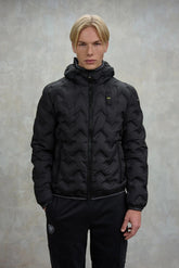 BLAUER Giubbotto Uomo Piumino Invernale Termosaldato Nero