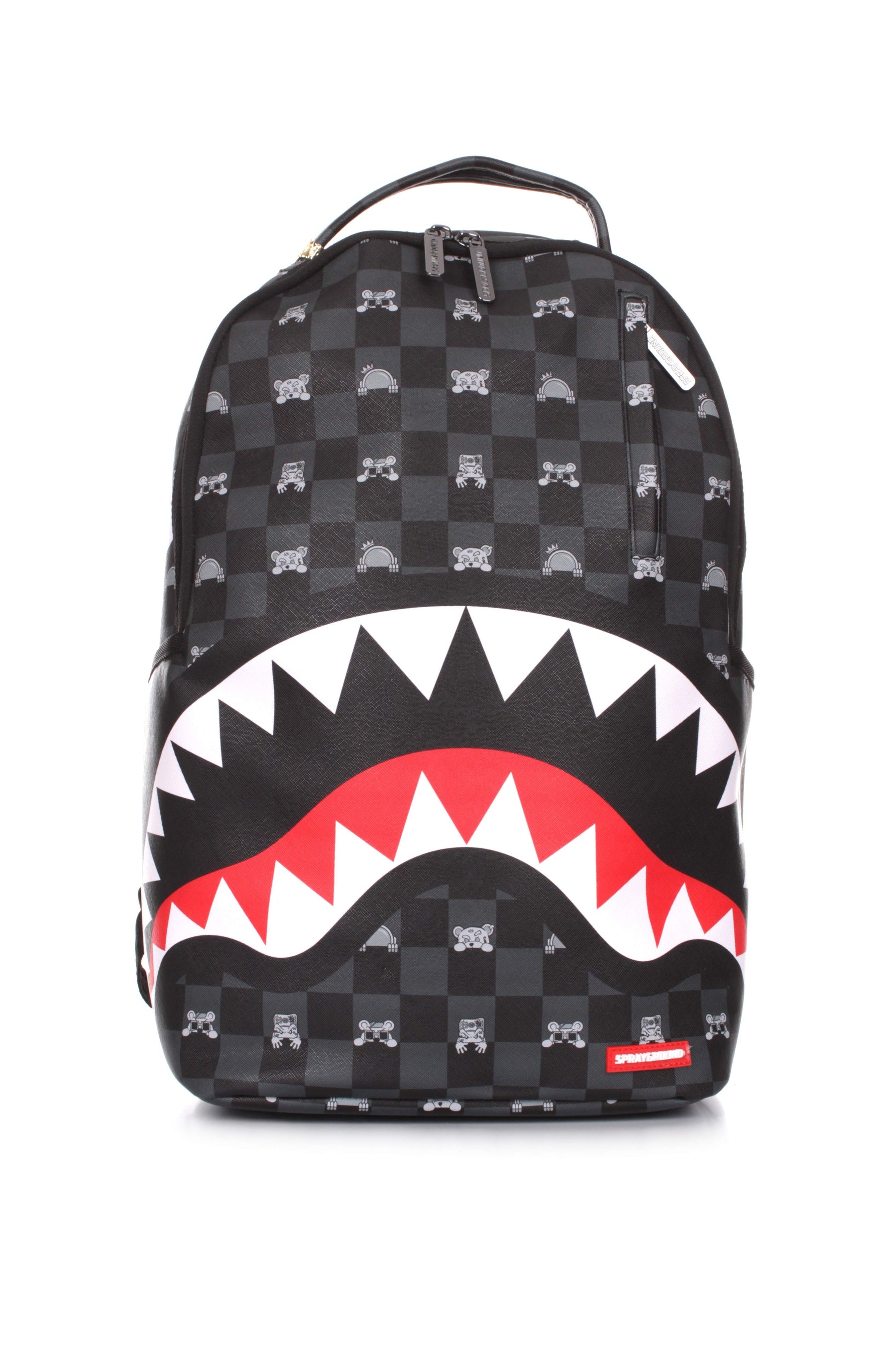 SPRAYGROUND Zaino Grey Peaking Character Nero