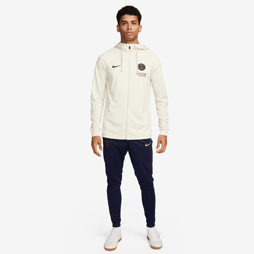 JORDAN Tuta PSG Leggera Con Zip Panna/Blu