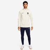 JORDAN Tuta PSG Leggera Con Zip Panna/Blu