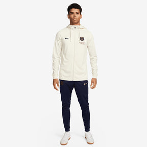 JORDAN Tuta PSG Leggera Con Zip Panna/Blu