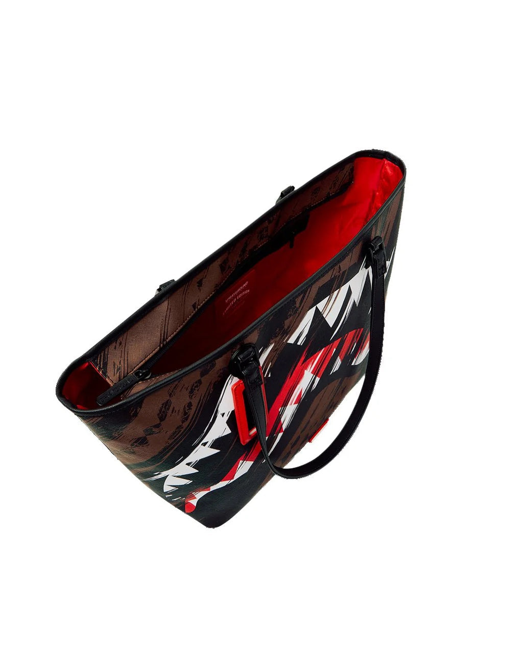 SPRAYGROUND Borsa Smeared Grunge Tote Marrone