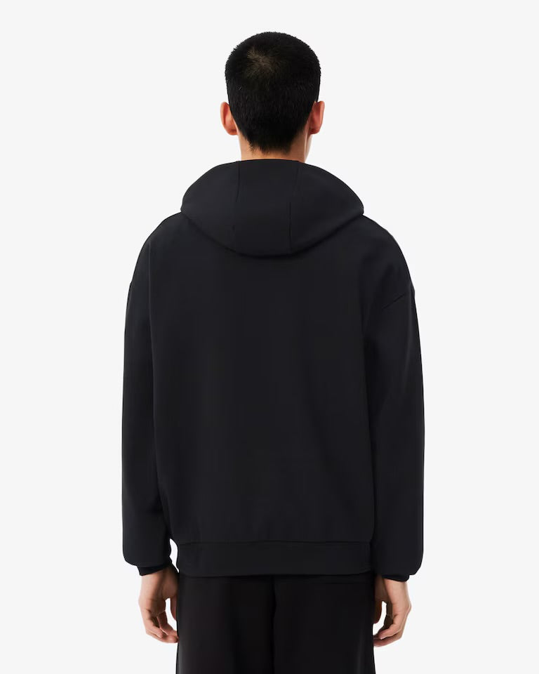 LACOSTE Felpa Lacoste Tennis X Novak DJokovic Con Cappuccio Nera