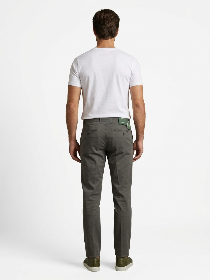 PIZETAONE Pantalone T.A. Modern Fit Grigio