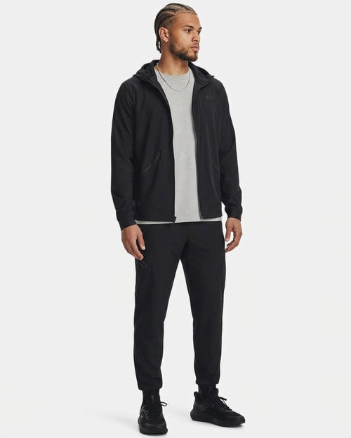 UNDER ARMOUR Tuta Completa Con Cappuccio e Zip Nero