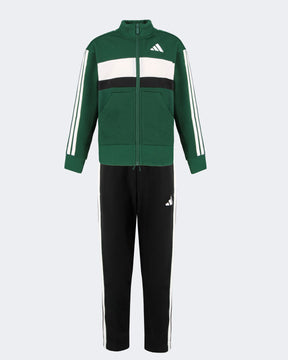 ADIDAS Tuta Completa Senza Cappuccio Bambino Verde/Bianco
