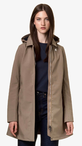 K-WAY DONNA GIUBBOTTO MATHY BONDED V FANGO