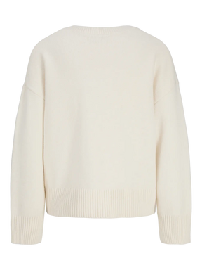 JJXX JXELSA V-NEK Maglioncino Panna Donna AW26