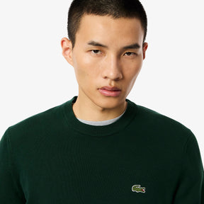 LACOSTE Maglioncino Basic In Cotone Verde
