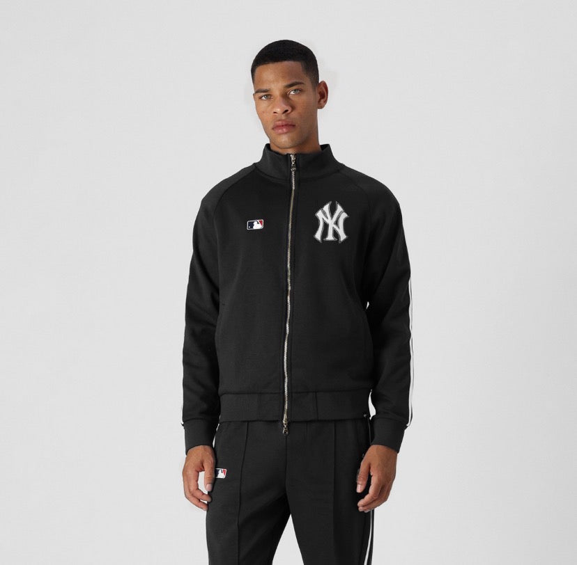 ‘47 x NBA Tuta Oakland Athletics Con Zip Senza Cappuccio Nero