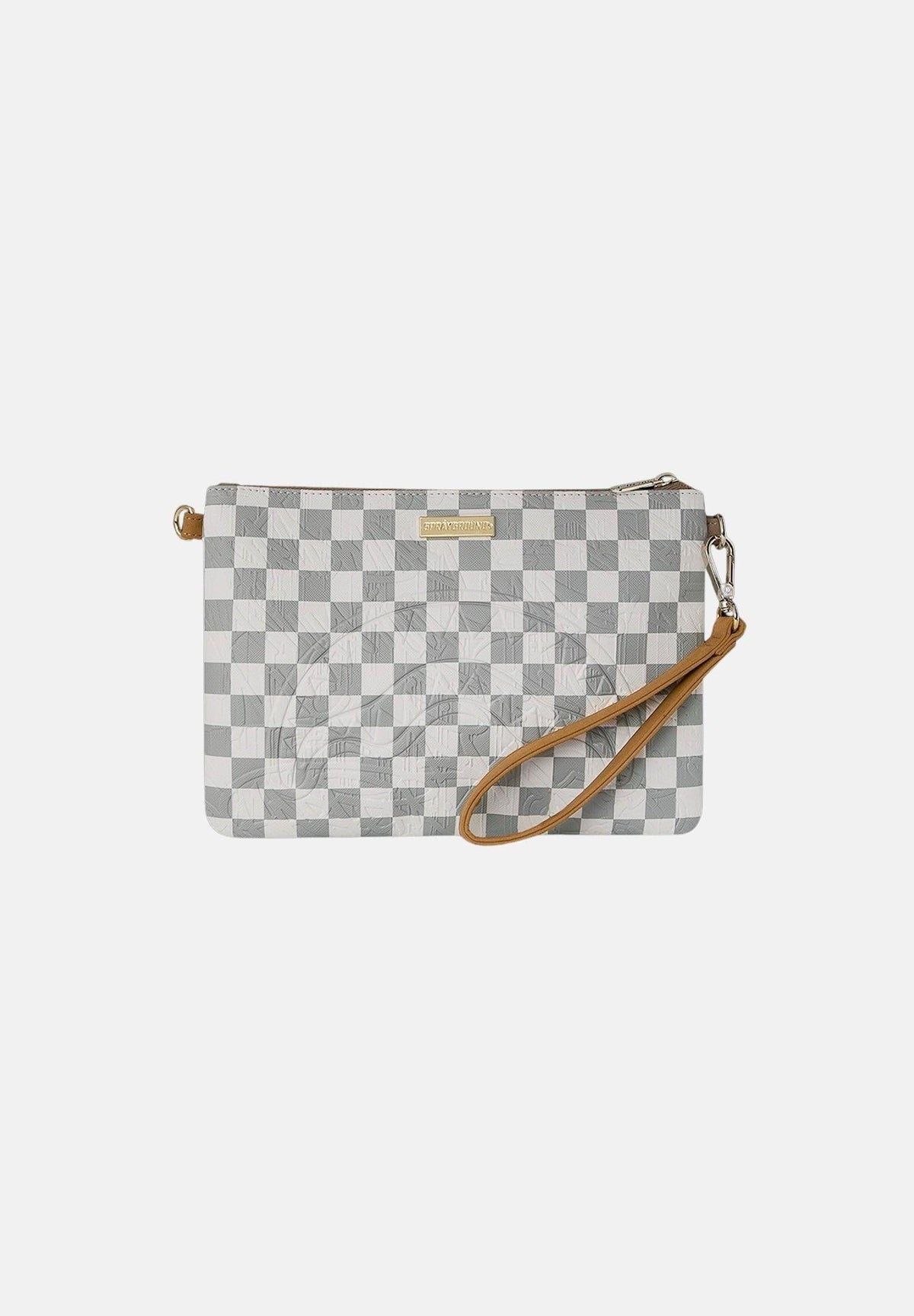 SPRAYGROUND Pochette/Tracolla 3AM CREAM bianca e grigia