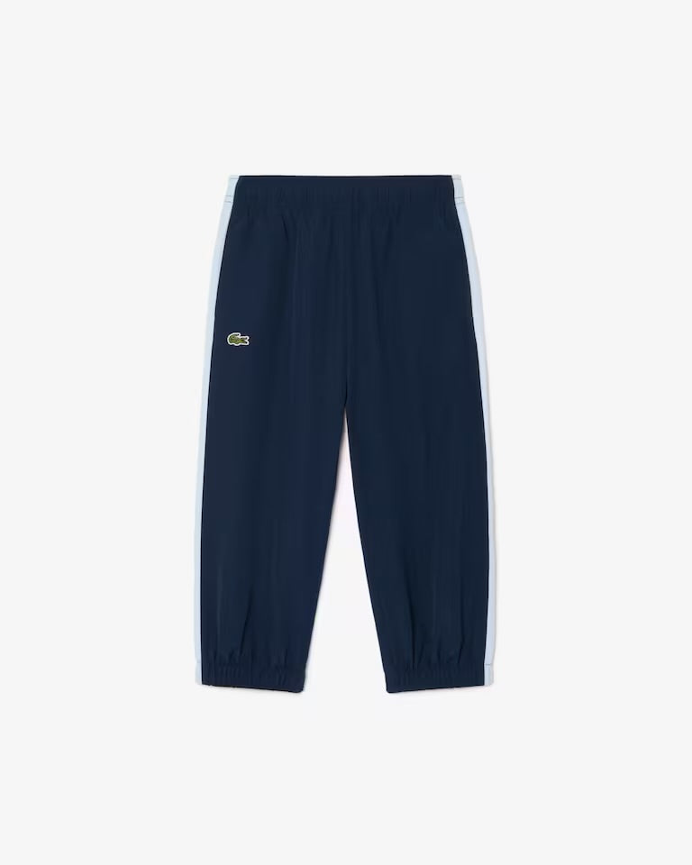 LACOSTE Bambino Tuta Color-block In Taffeta Blu/Azzurra
