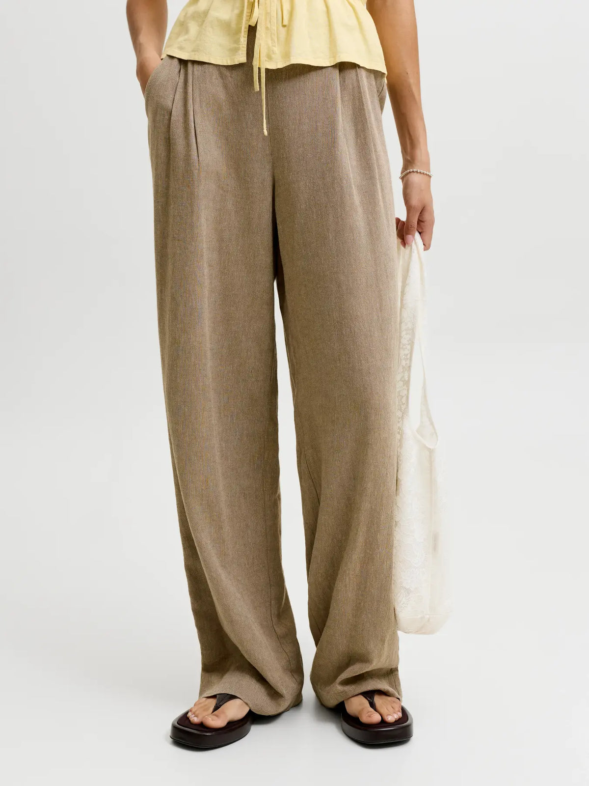 JJXX Jxalmira Pantalone Tortora Donna