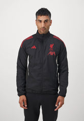 ADIDAS Tuta Liverpool Leggera In Microfibra Nera/Rossa