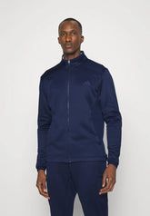 ADIDAS Tuta Leggera Acetata Con Zip Senza Cappuccio Con Strisce Laterali Blu/Celeste 2025/2026