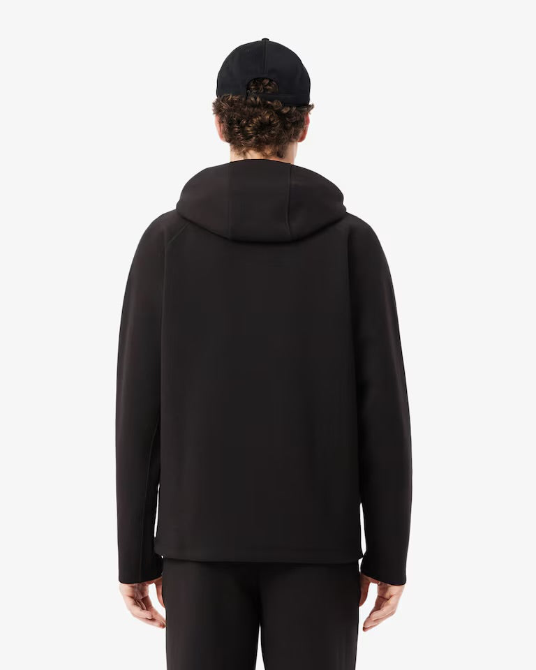 LACOSTE Tuta In Cotone Tech Nera
