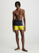 Calvin Klein Costume Da Bagno Scritta Verticale Fluo/ Nero