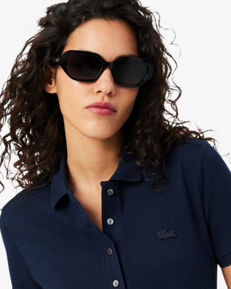 LACOSTE Polo Basic Donna Blu
