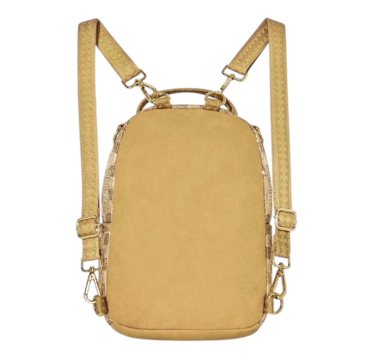 SPRAYGROUND Zainetto 2 TONE GOLD TRINITY Oro
