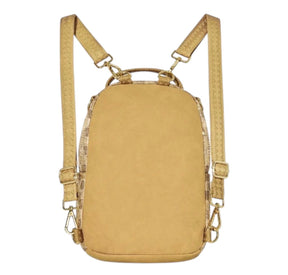 SPRAYGROUND Zainetto 2 TONE GOLD TRINITY Oro