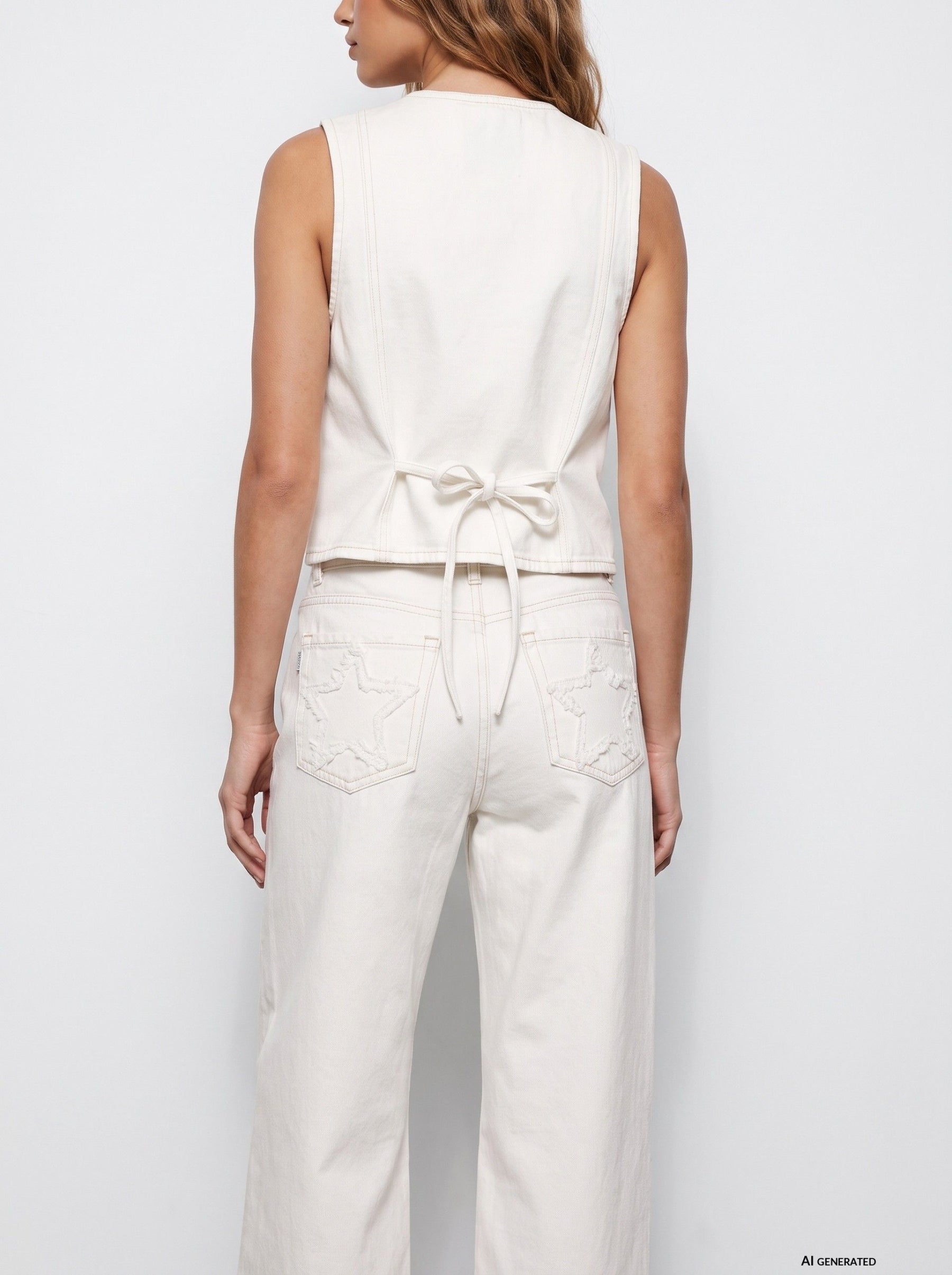 Tiffosi Charlie_23 Jeans Bianco Donna AW26