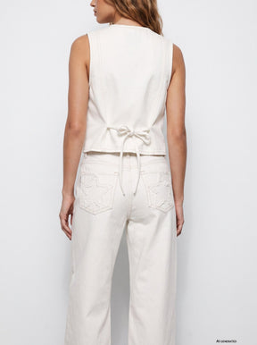 Tiffosi Charlie_23 Jeans Bianco Donna AW26