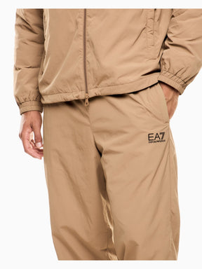 EMPORIO ARMANI Tuta Leggera In Microfibra Imbottita Con Zip Beige 25/26