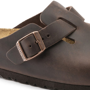 BIRKENSTOCK Boston Bs In Pelle Nabuk Habana
