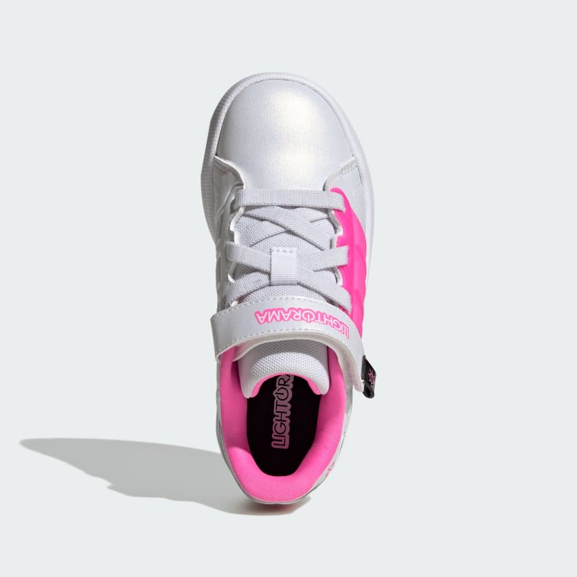 ADIDAS Sneaker Bambino Lightorama Court Bianca/Rosa