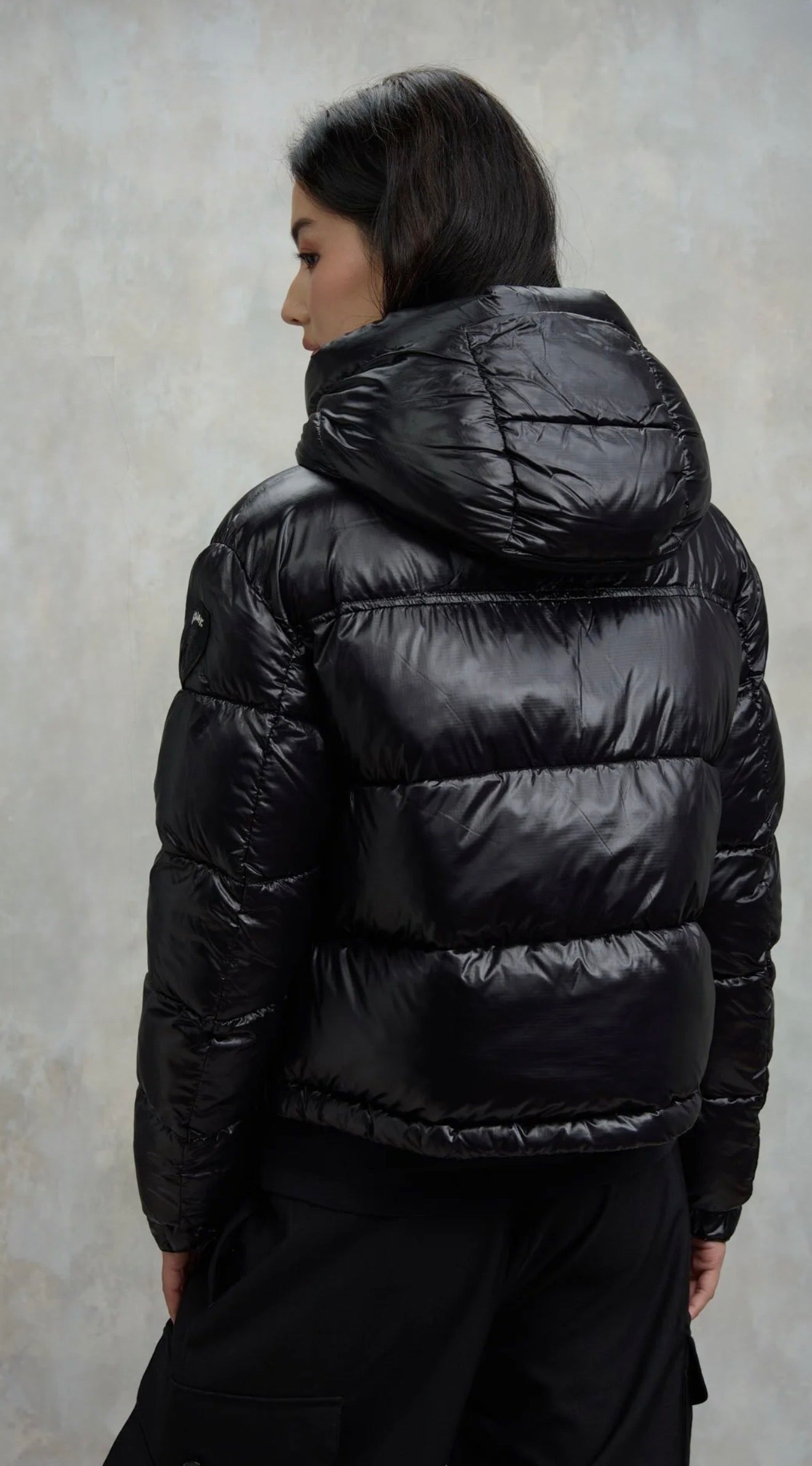 BLAUER Giubbotto Cropped Ovattato Donna Nero