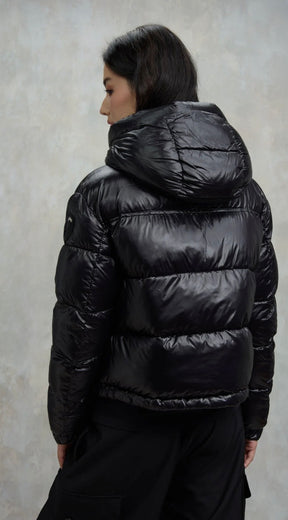 BLAUER Giubbotto Cropped Ovattato Donna Nero