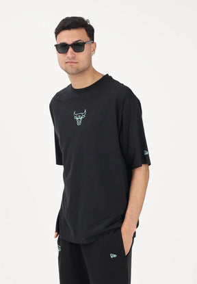 NEW ERA Completino Chicago Bulls Con Logo Ricamato Nero Dettagli Tiffany