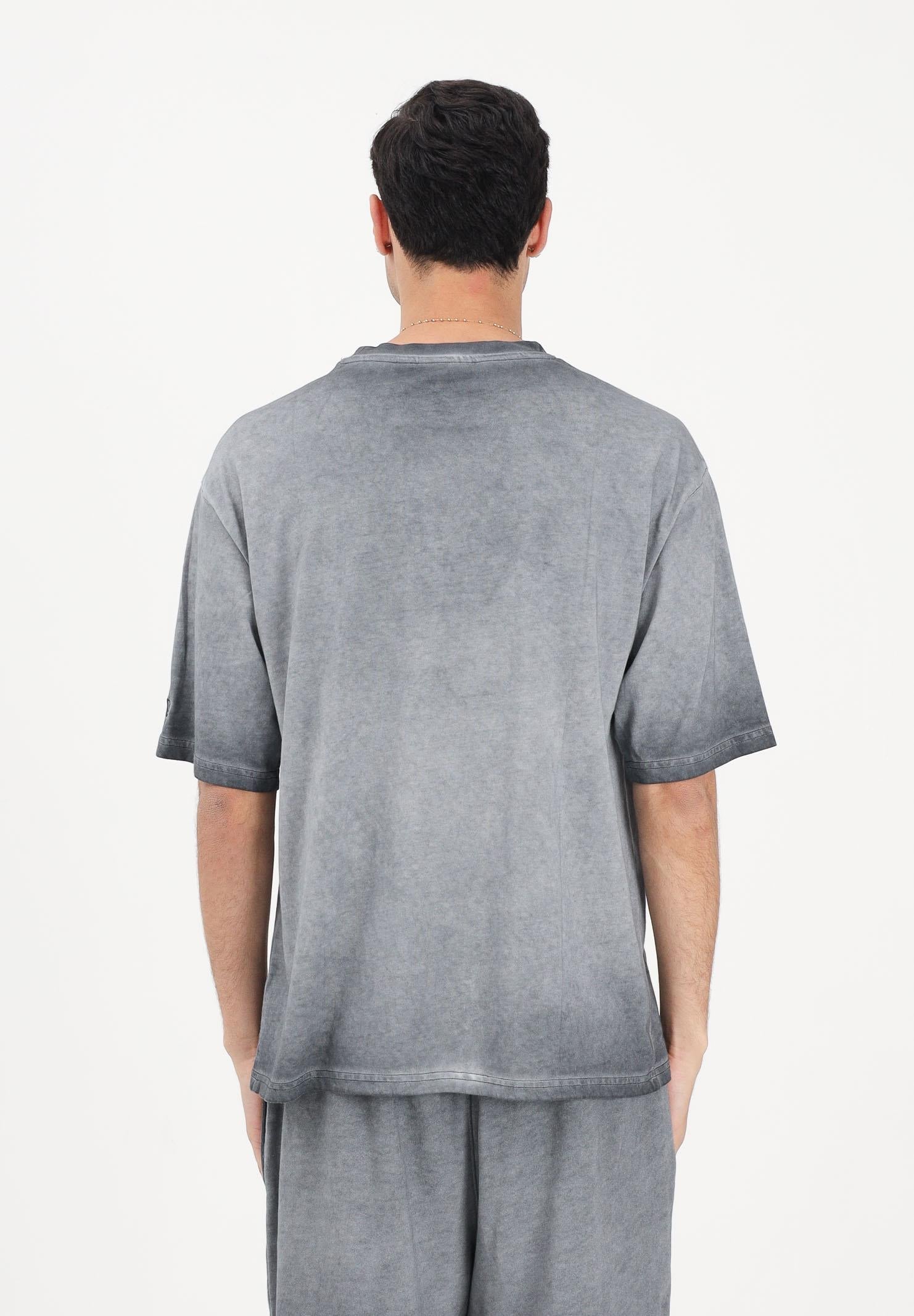 NEW ERA Completino T-Shirt e Pantaloncino Con Logo Grigio Asfalto
