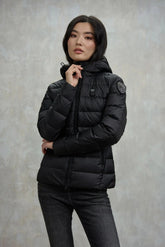 BLAUER Giubbotto Donna Piumino Invernale Fasciato Nero