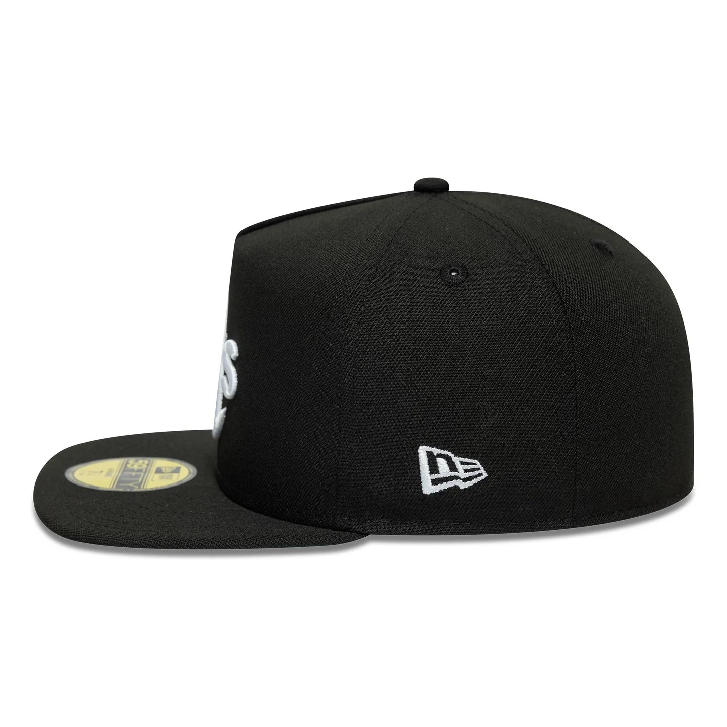 NEW ERA Cappello Athletics con visiera Dritta 59 Fifty Nero Logo Bianco