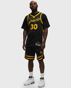 NIKE x NBA Canotta Golden State San Francisco Nera/Gialla