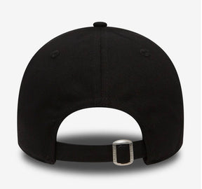 NEW ERA Cappello Nero/Bianco Visiera Curva