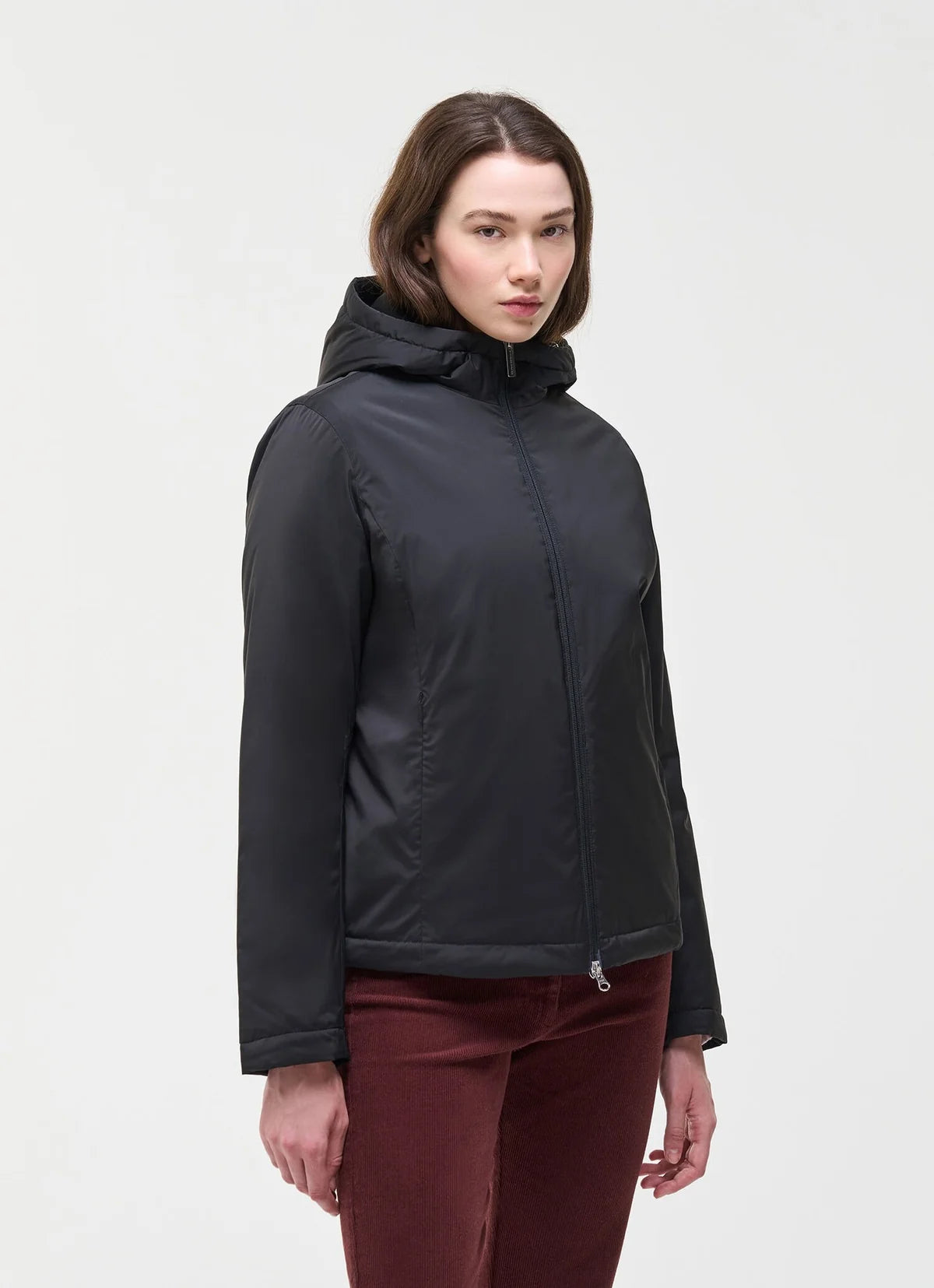 COLMAR Giacca Donna Impermeabile Con Cappuccio Nero 26/27