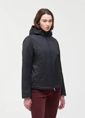 COLMAR Giacca Donna Impermeabile Con Cappuccio Nero 26/27