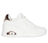 177520/WHT Skechers Donna Uno Wedge Bianche 26/27