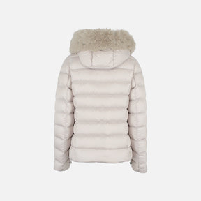 COLMAR DONNA GIUBBOTTO CORTO CON PELLICCIA BEIGE CANAPA