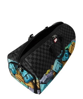SPRAYGROUND Borsone Monopoly Money Stacks Nero