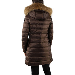 BLAUER Kristin Giubbotto Lungo Donna Con Pelliccia Marrone