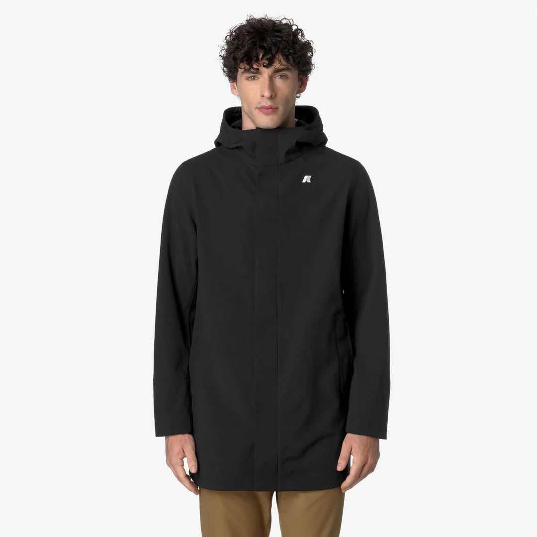 K-WAY GIUBBOTTO GIACCA NERO MARLYN BONDED 25/26