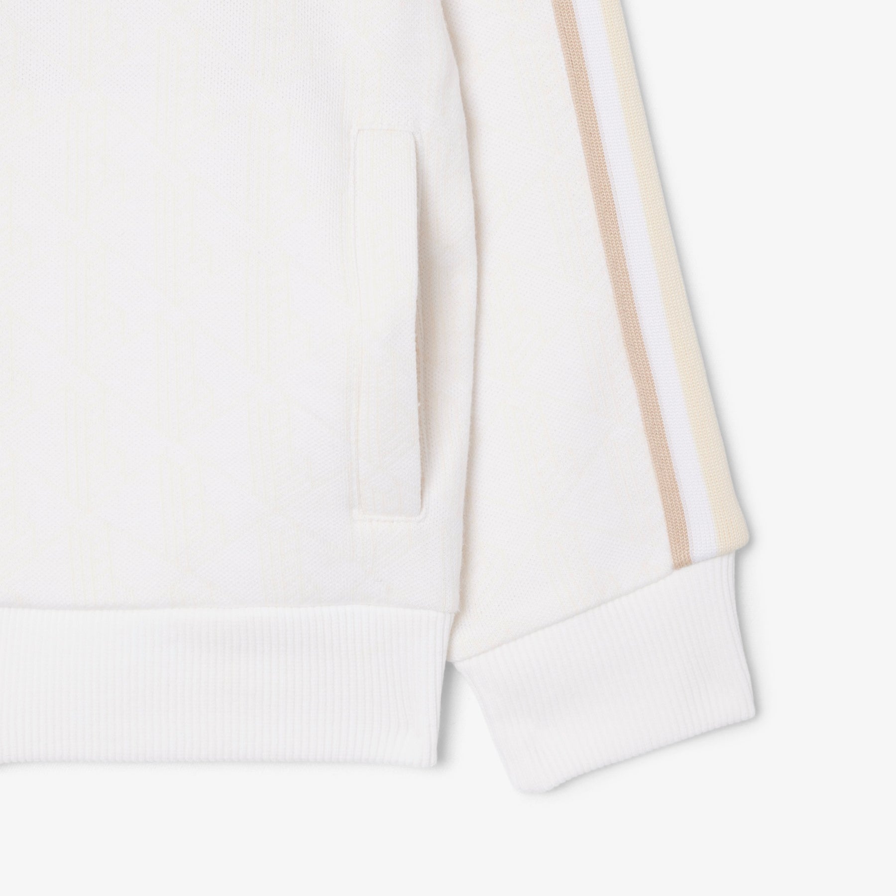 LACOSTE Tuta MONOGRAM Bambino/Bambina Bianca/Beige