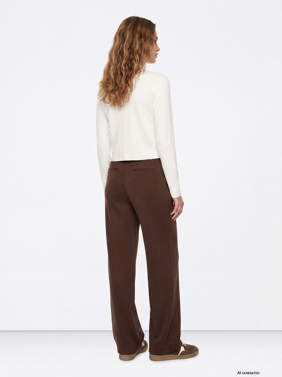 TIFFOSI TEDDY_B Pantalone classico Marrone Donna AW26 m