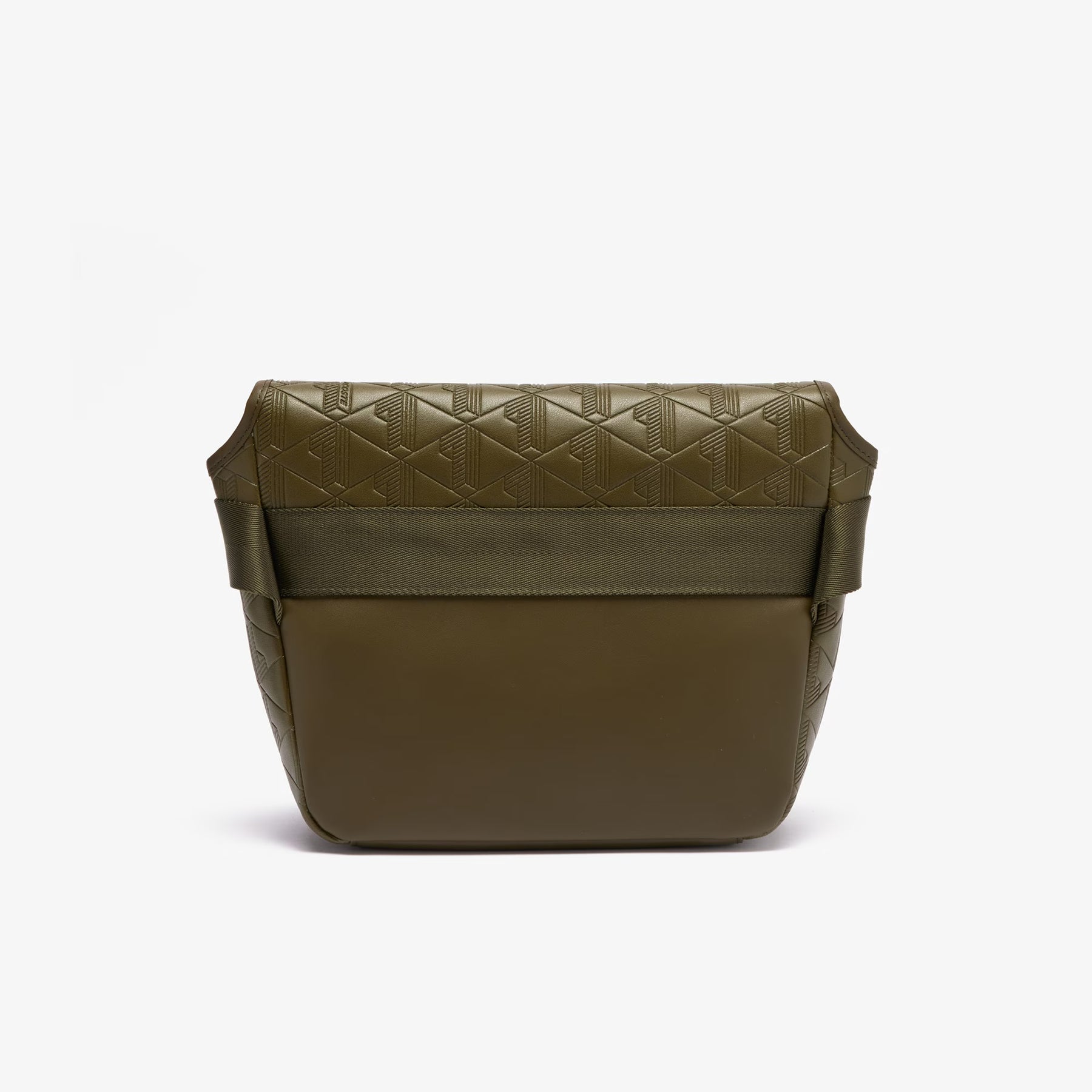 LACOSTE Borsello a Tracolla Monogram Grande Verde Militare