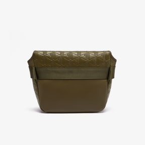 LACOSTE Borsello a Tracolla Monogram Grande Verde Militare